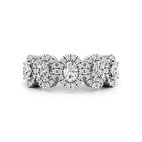 Oval Cut 5-Stone Designer Engagement Ring
