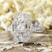 Round Cut Edwardian-style Ring CZ