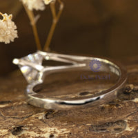 triangle stone ring