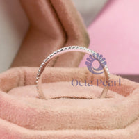 Round-Cut Moissanite Full Eternity Band