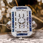 Round-Cut Art Deco Ring Openwork