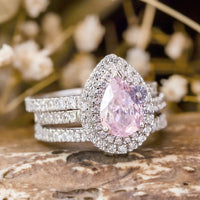 pink stone ring