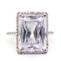 Asscher Cut Solitaire Proposal Ring