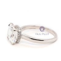 Princess-Cut Engagement Ring With Accent