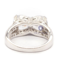 2-stone wedding enagagement ring