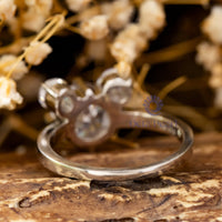 Wedding Ring Round & Baguette CZ