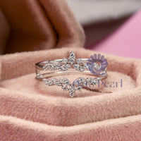 Round Moissanite Wedding Band Enhancer