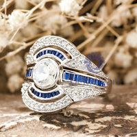 Antique Victorian-style Ring With Blue Sapphire