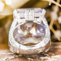 Purple Emerald-Cut Cocktail Party Ring