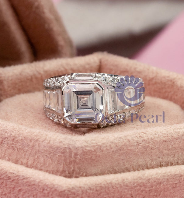 Baguette Cut Channel Setting Wedding Ring