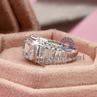 Asscher & Baguette Cut Channel Setting Wedding Ring