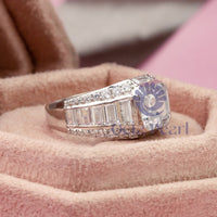 Baguette Cut Channel Setting Wedding Ring