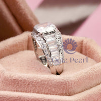 Baguette Cut Channel Setting Wedding Ring