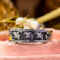 Wild Sunrise And Eagle Bird Inspire Wedding band