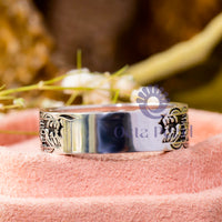 Wild Sunrise And Eagle Bird Inspire Wedding band