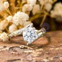 Bypass Twig Engagement Ring