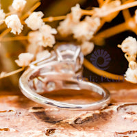 Bypass Shank Round & Baguette Stone Proposal Ring