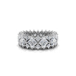 Princess CZ Stone Eternity Wedding Band For Women