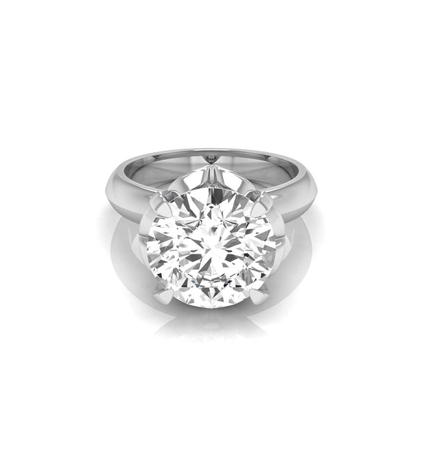 Solitaire Flower Inspire Ring