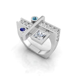 Princess CZ Stone Designers Party Wear Men's Ring