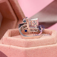 Princess CZ Stone Designers Party Wear Men's Ring