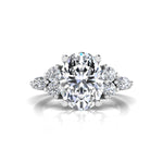 Oval & Marquise Seven Stone Wedding Bridal Ring