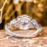 Round Moissanite Butterfly Inspire Proposal Ring