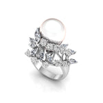 Pear & Round & Marquise CZ Stone Party Wear Ring