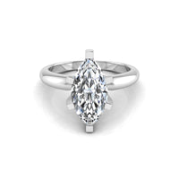 Marquise Moissanite Classic Solitaire Ring For Women