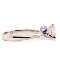 Princess Moissanite Daily Wear Classic Solitaire Ring