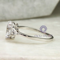 Pear Stone Past Present Future Ring For Engagement