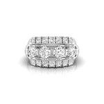 Brilliant Round Moissanite Engagement Rings For Women