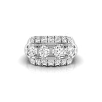 Brilliant Round Moissanite Engagement Rings For Women