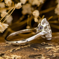 Moissanite Solitaire Wedding Anniversary Gift Ring For Wife