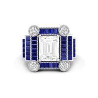 Milgrain Bezel Set Wedding Ring