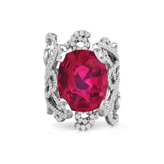 Designer Shank Cocktail Engagement Ring For Women