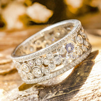 Full Eternity Wedding Anniversary Gift Band Ring