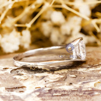 Marquise & Baguette Cut Stone Engagement Ring For Women