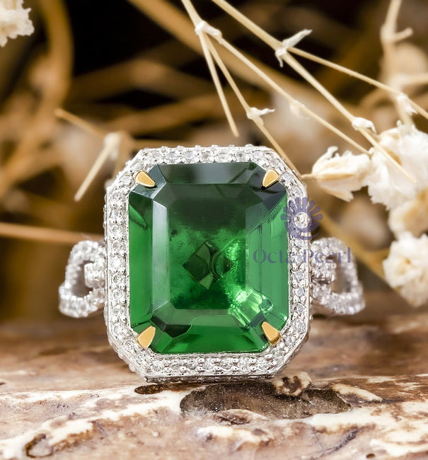 Twisted Shank Gemstone Ring For Women (6 1/10 TCW) alternate