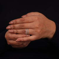 Moissanite Half Eternity Ring Enhancer