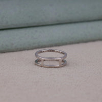 Moissanite Half Eternity Ring Enhancer