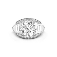 Vintage-Style Old European-Cut Engagement Ring