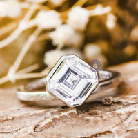 CZ Stone Vintage Art Deco Look Ring For Women