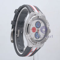 Round Moissanite Three Eye Six Pin Dial Silicon Wristwatch