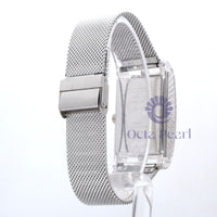 Round Moissanite Day Night Indicator Milanese Mesh Watch