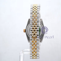 Fully Iced Out Hip Hop Round Moissanite Ladies Wrist Watch