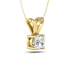 OctaPearl Classic Round Solitaire Pendant Necklace for Women - alternate view