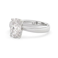 OctaPearl 4.50 ct Cushion Cut Lab Grown Diamond Solitaire Engagement Ring