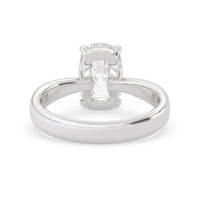 OctaPearl 4.50 ct Cushion Cut Lab Grown Diamond Solitaire Engagement Ring