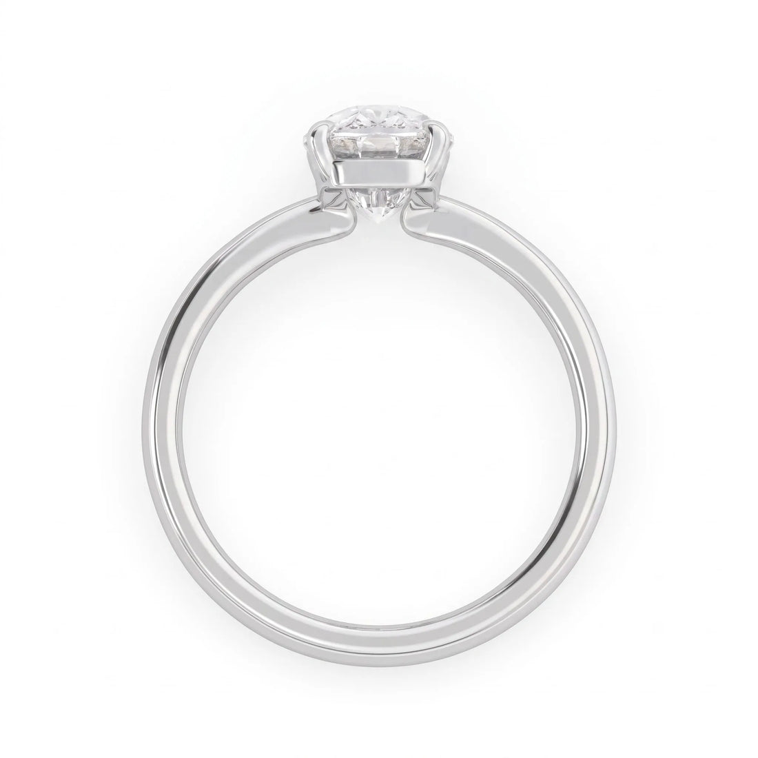 OctaPearl 4.50 ct Cushion Cut Lab Grown Diamond Solitaire Engagement Ring